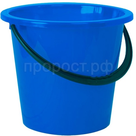 Ведро 15л Ромашка синий /10шт/02015/Арз